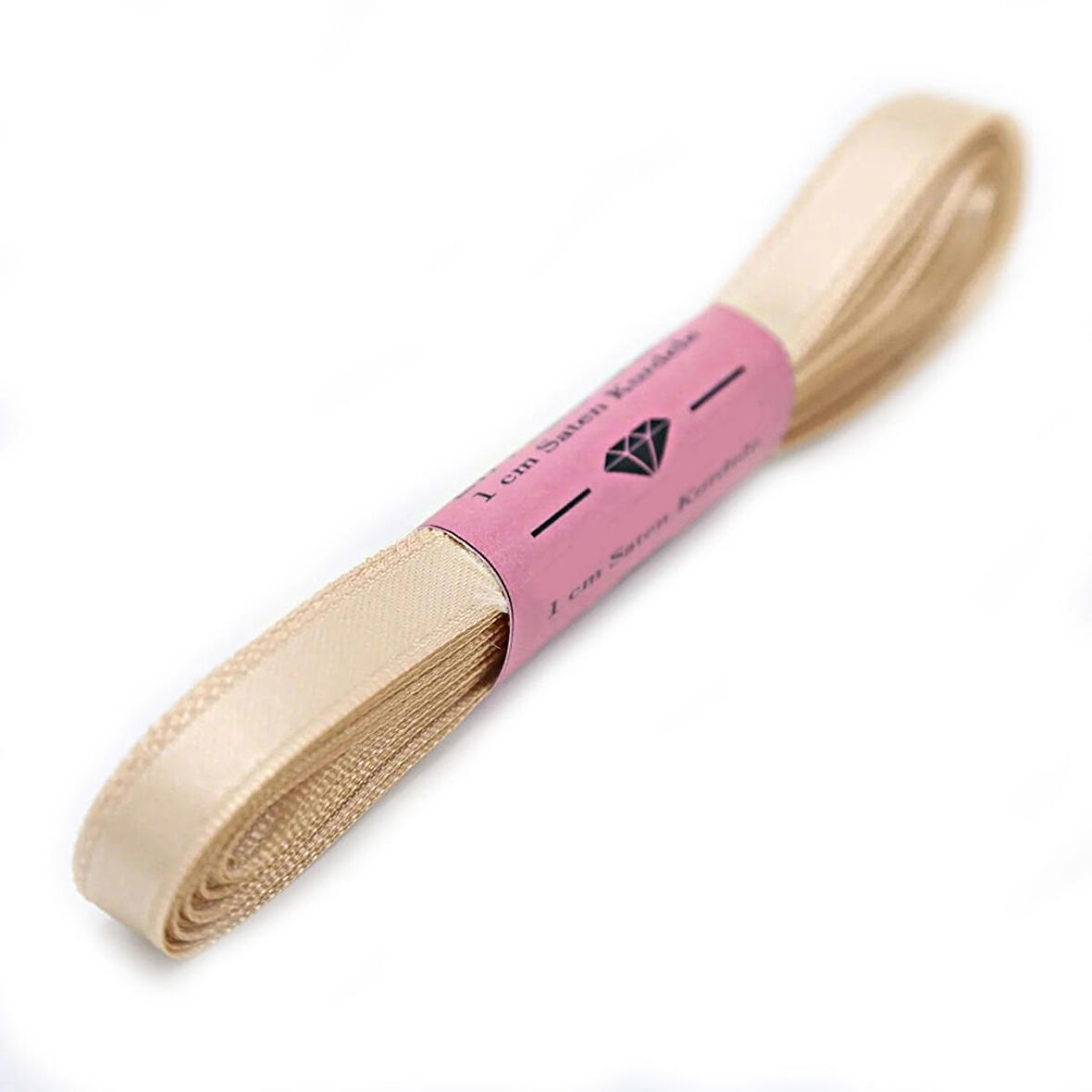 Saten Kurdele 10 mt - Kapuçino