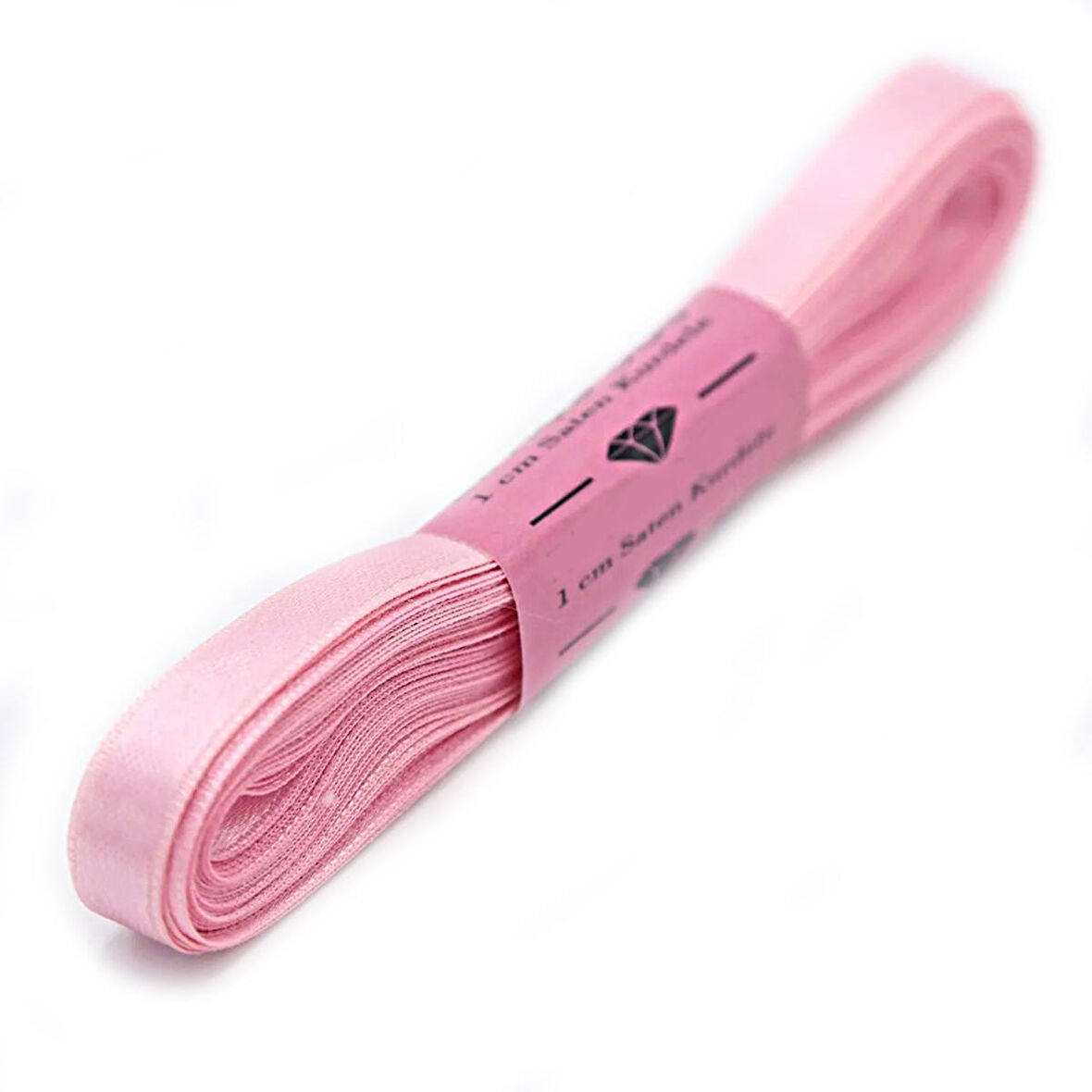 Saten Kurdele 10 mt - Pembe