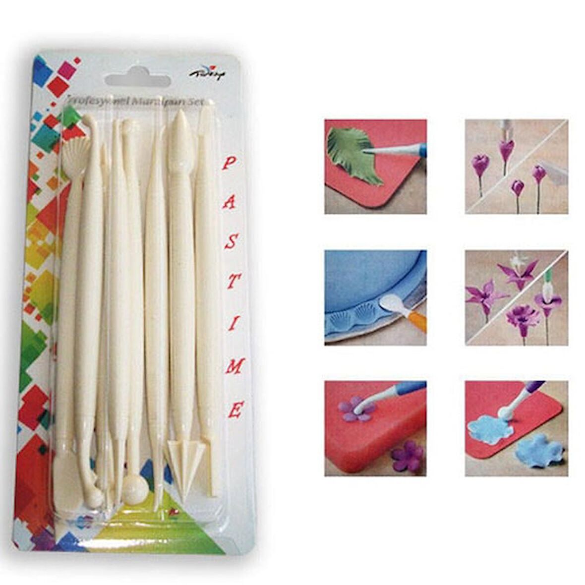 Profesyonel Marzipan Set Kemik 8'li