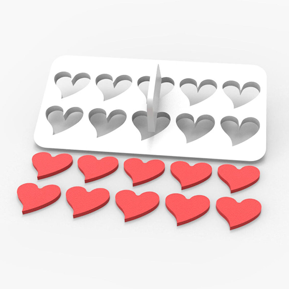 Mini Çoklu Kesici - Kalp