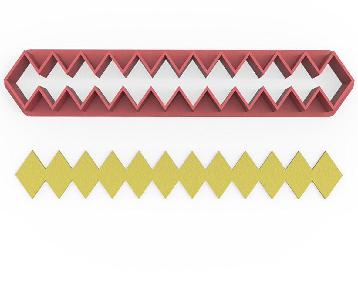 Elmas Fondant Kesici