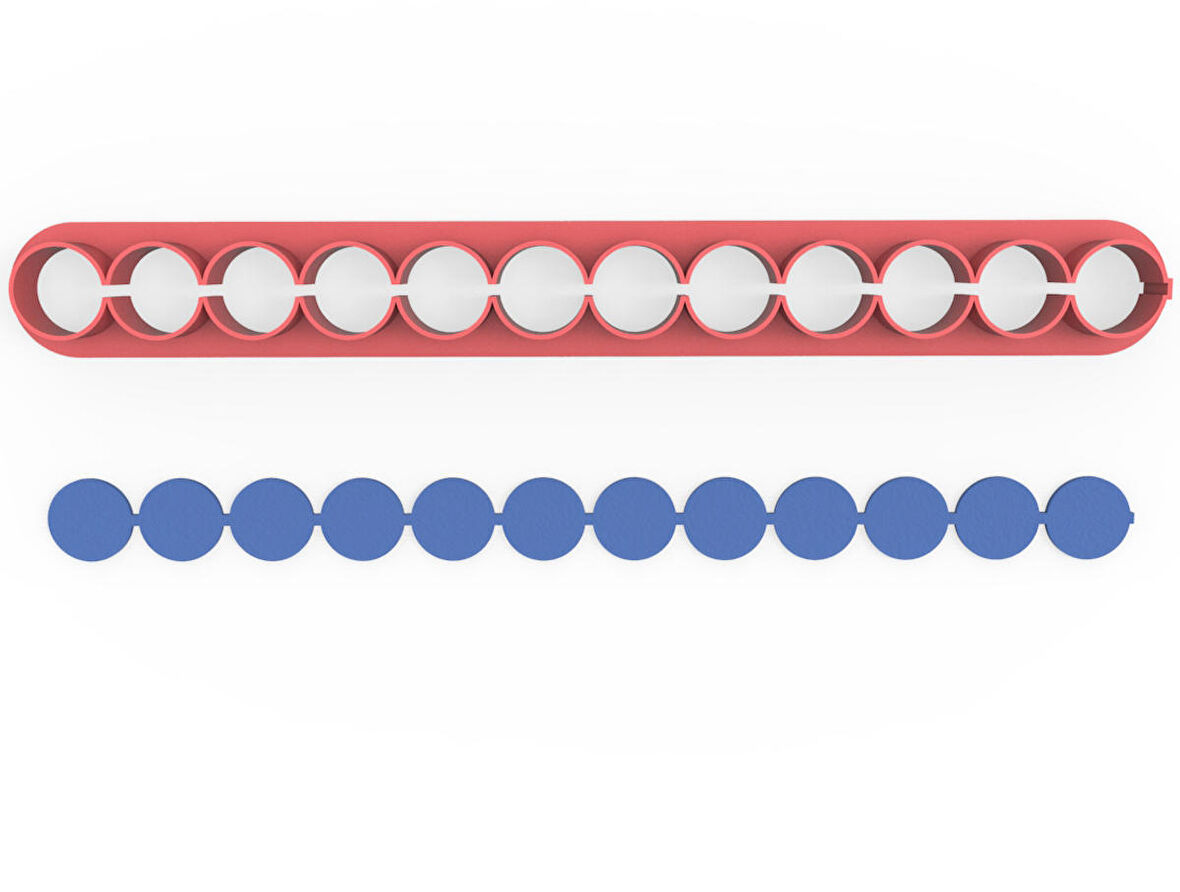 Daire Fondant Kesici