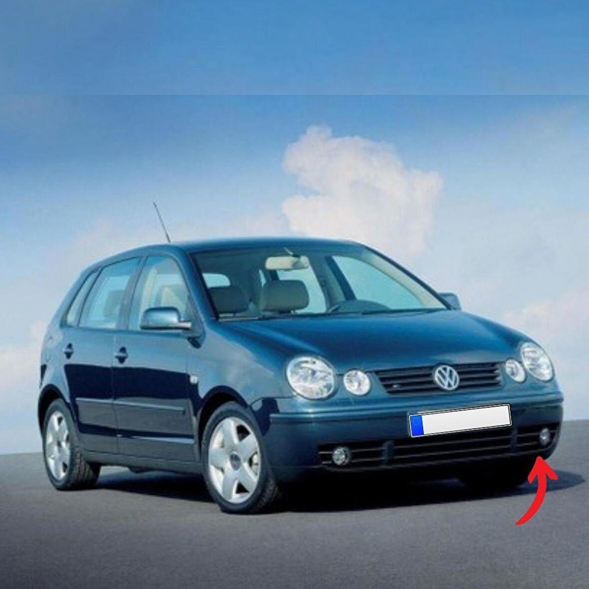 GKL Sol Sis Farı Çerçevesi Kapağı VW Polo 2002-2005 6Q0853665C