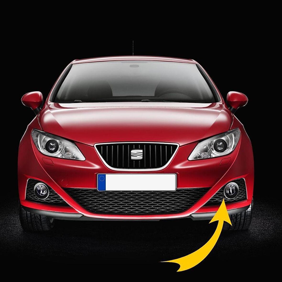 GKL Ön Tampon Sol Sis Farı Çerçevesi Seat Ibiza 2009-2012 6J0853665A