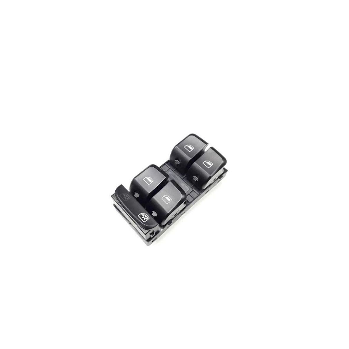 MCAR Dörtlü Cam Açma Düğmesi Tuşu Audi A4 2009-2012 8K0959851D