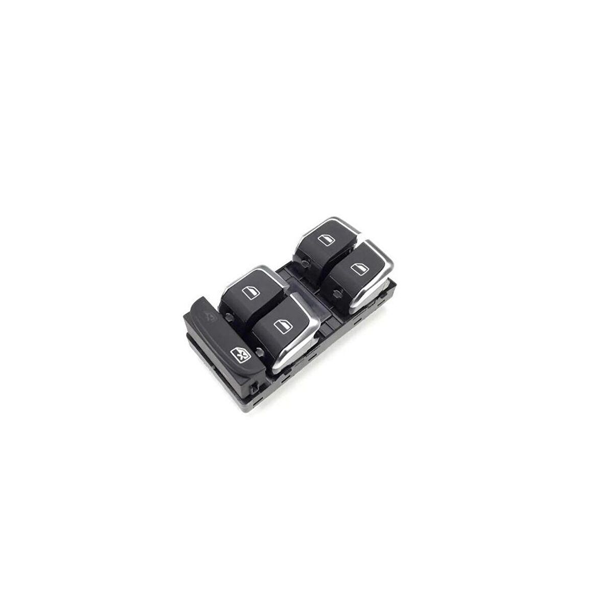 MCAR Dörtlü Cam Açma Düğmesi Krom Audi Q3 2013-2018 8K0959851F