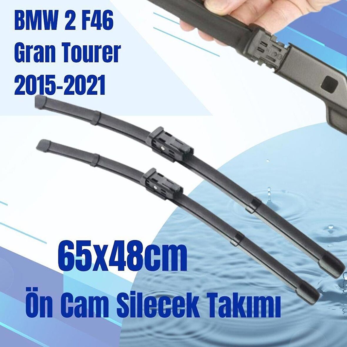 SİLBAK Ön Cam Silecek Takımı BMW 2 F46 Gran Tourer 2015-2021 65x48cm 