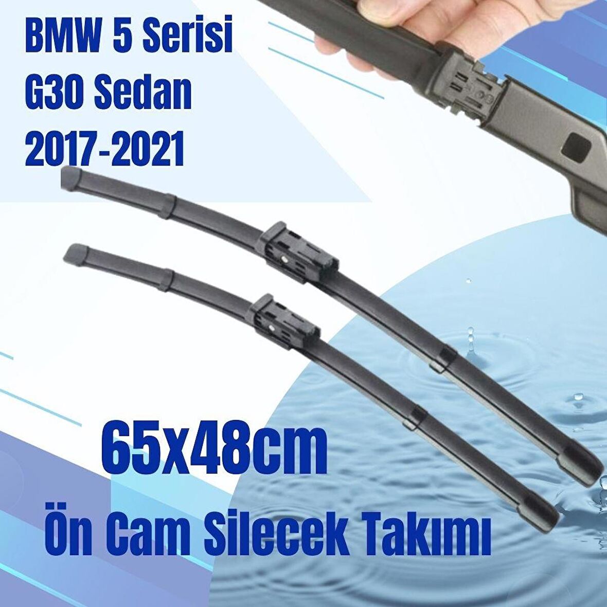 SİLBAK Ön Cam Silecek Takımı BMW 5 Serisi G30 Sedan 2017-2021 65x48cm 