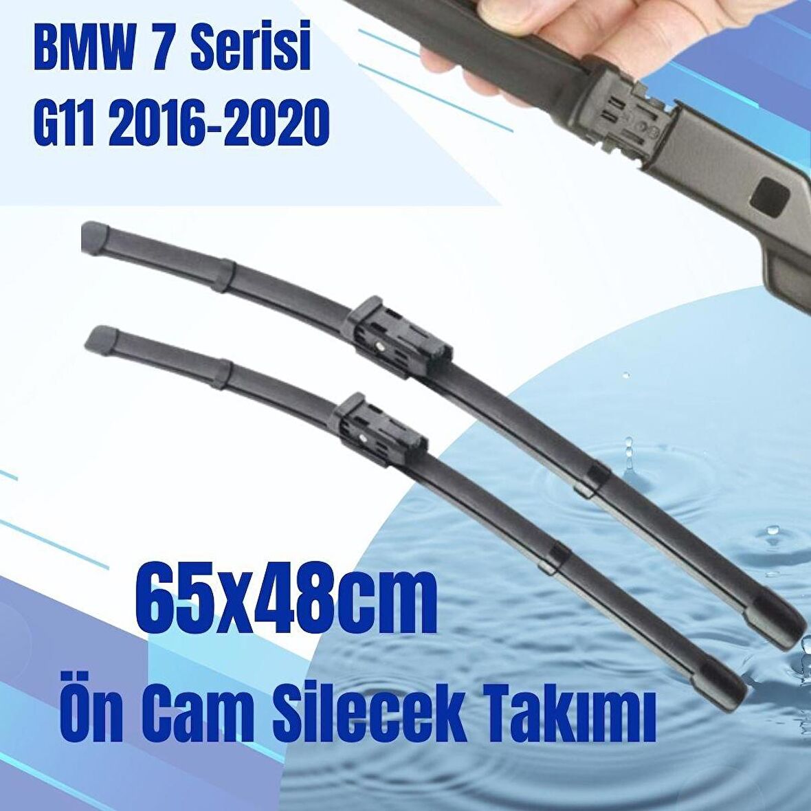 SİLBAK Ön Cam Silecek Takımı BMW 7 Serisi G11 2016-2020 65x48cm 