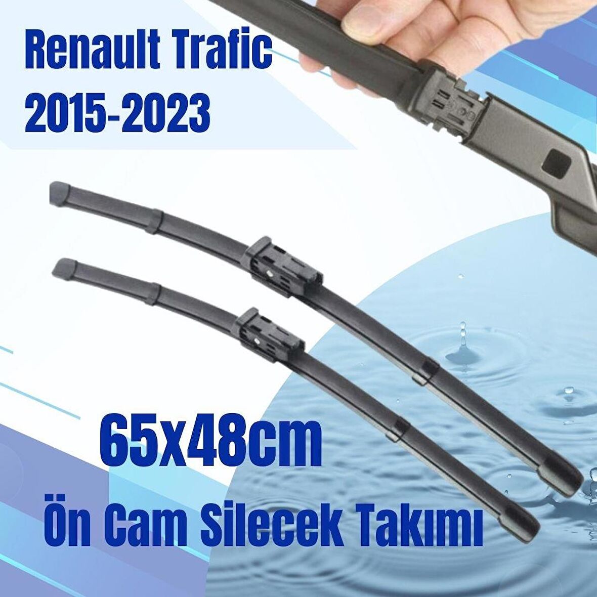 SİLBAK Ön Cam Silecek Takımı Renault Trafic 3 2015-2023 65x48cm 