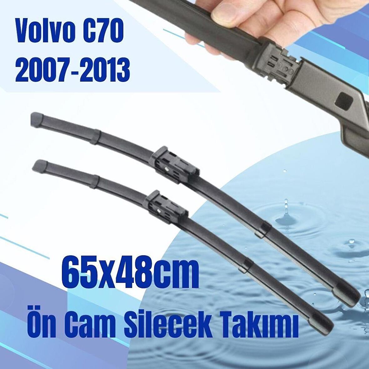 SİLBAK Ön Cam Silecek Takımı Volvo C70 2007-2013 65x48cm 