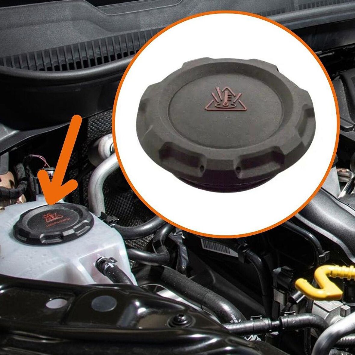 GKL Radyatör Yedek Su Depo Kapağı VW Jetta 2006-2011 2Q0121321