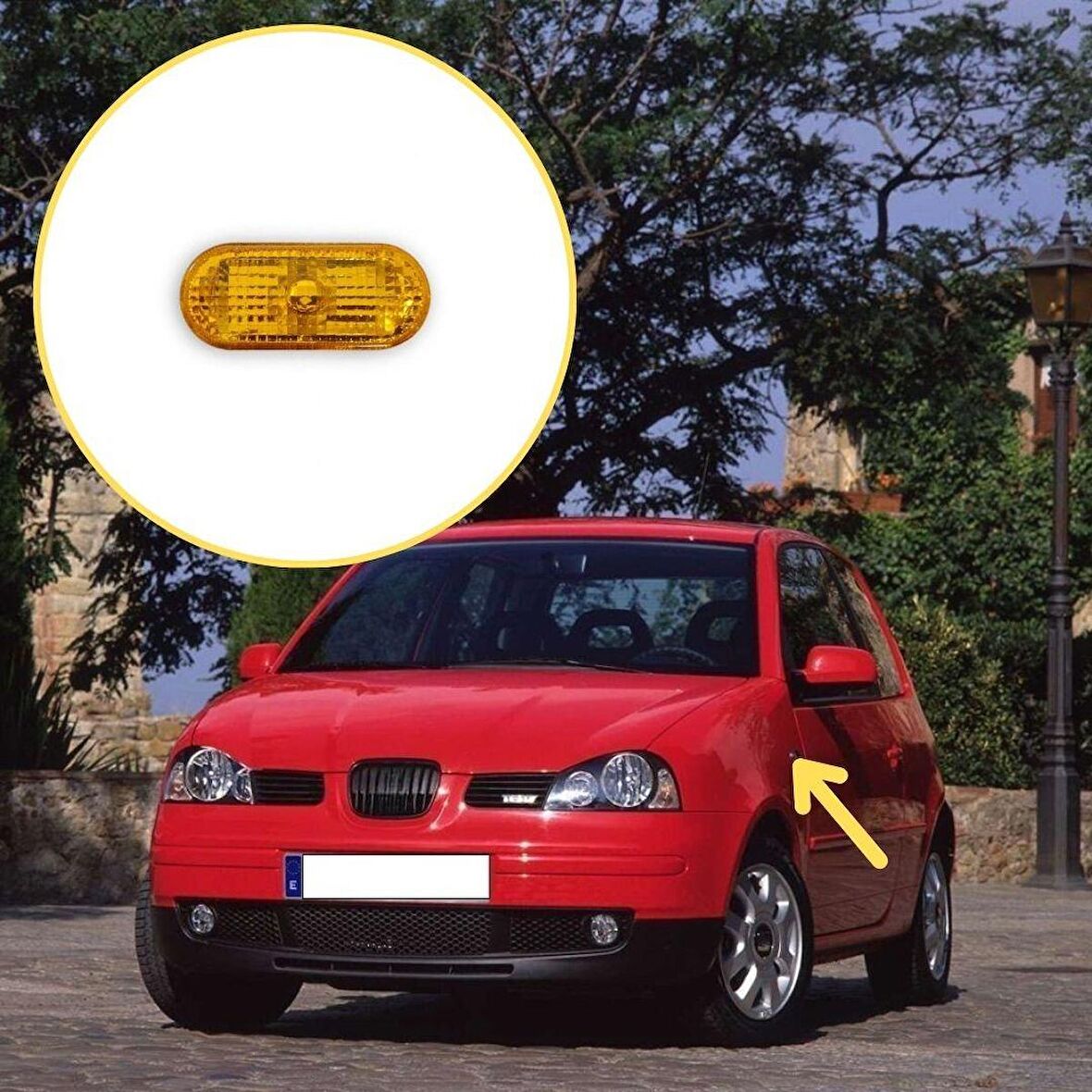 GKL Çamurluk Sinyal Lambası Sarı Seat Arosa 1997-2003 3B0949117B