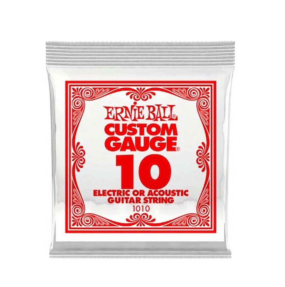 ERNIE BALL P01010 .010 Sargısız Çelik Elektro (Tek Tel)