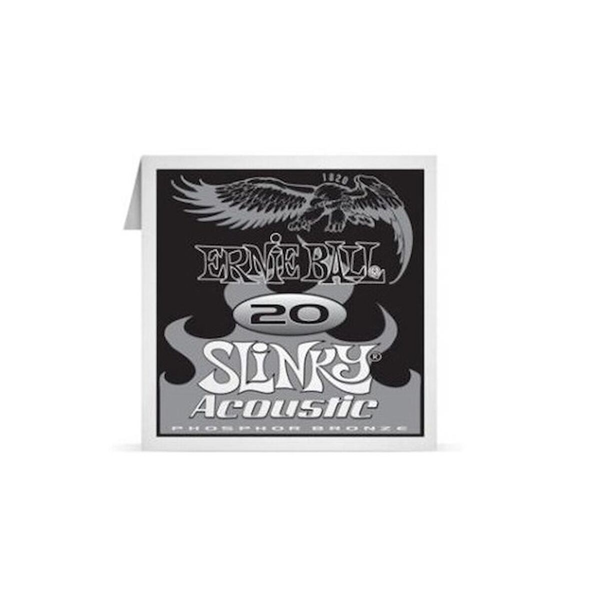 ERNIE BALL P01820 .020 Earthwood Fosfor Bronz Sargılı Akustik (Tek Tel)