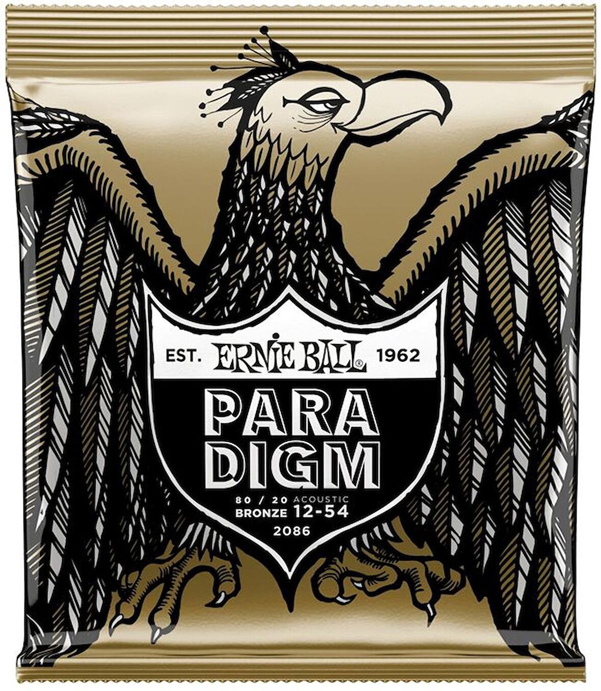 ERNIE BALL P02086 Paradigm Medium Light 80/20 Bronz 12-54 Akustik Gitar Tel Seti