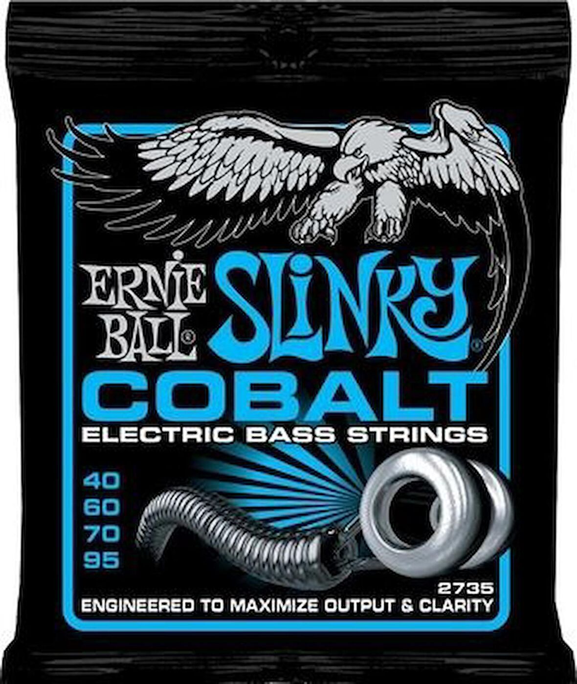 Ernie Ball P02735 Cobalt Extra Slinky Bas Gitar Teli
