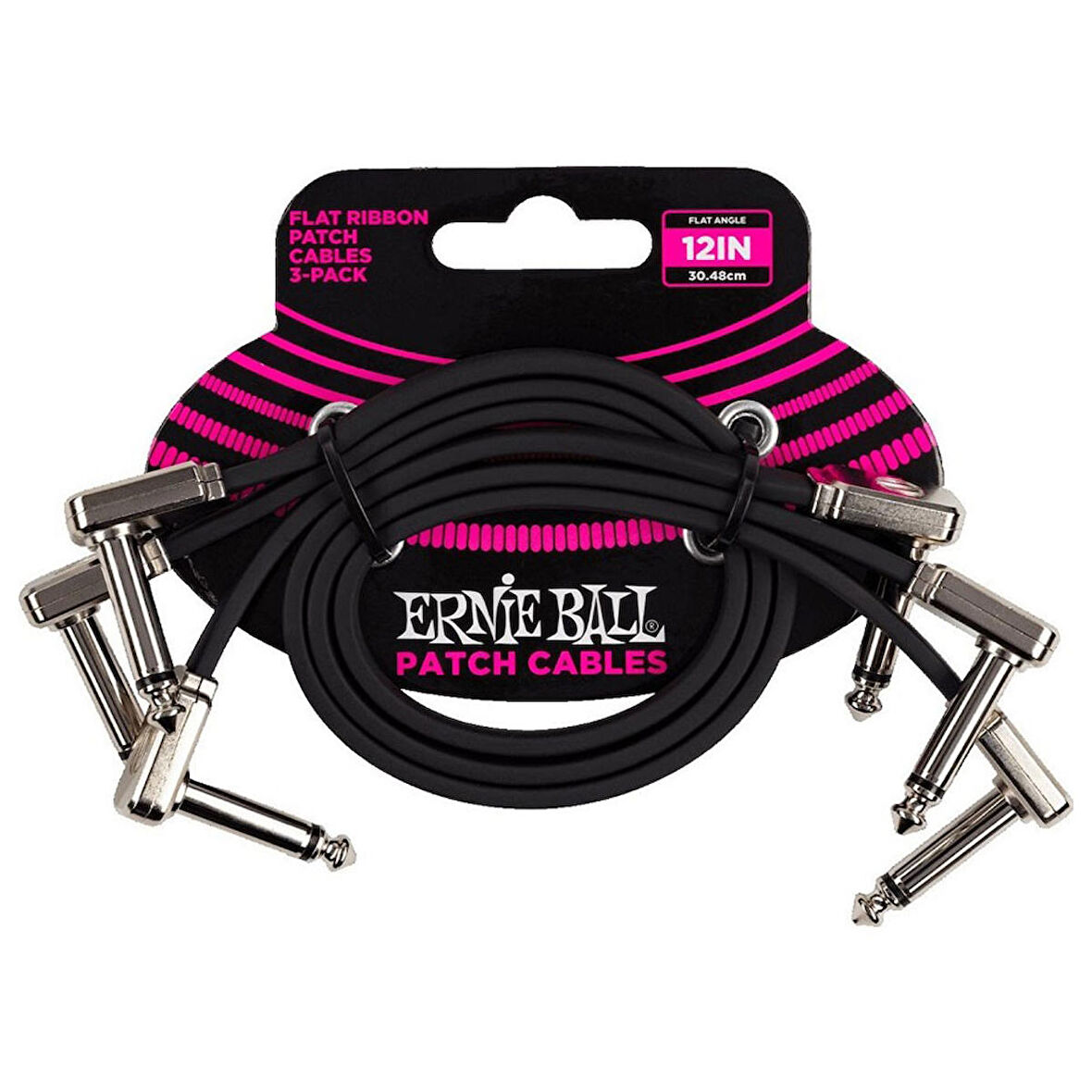 ERNIE BALL P06222 - 12" (30cm) Flat Ribbon Patch Kablosu
