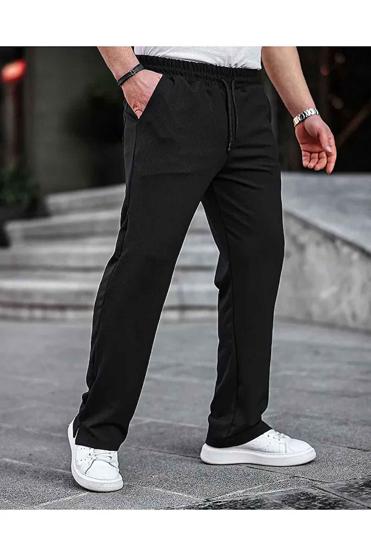 Erkek  Fitilli Ottoman Baggy Pantolon