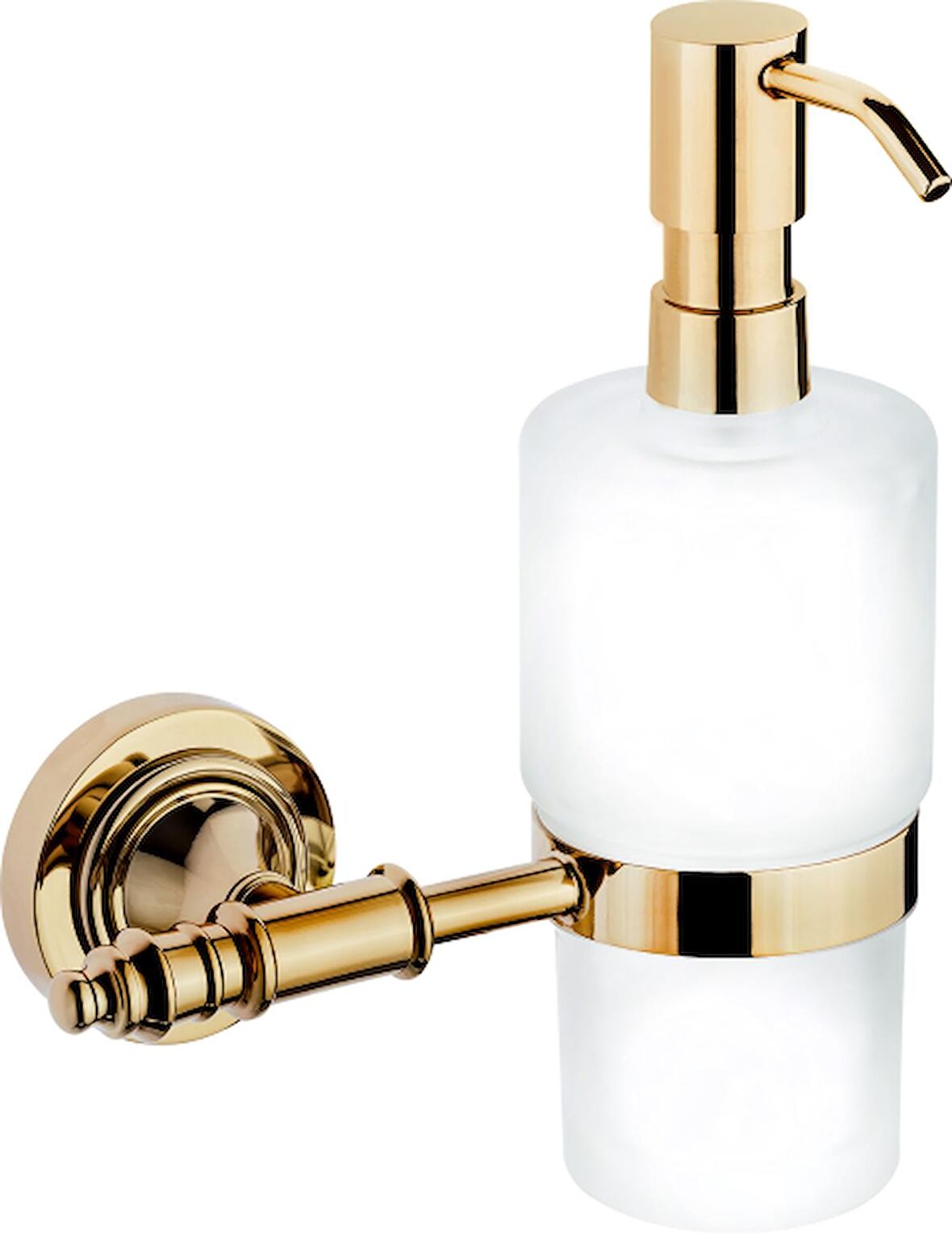 Pure İstanbul Sıvı Sabunluk Camlı Gold Kmr-8002