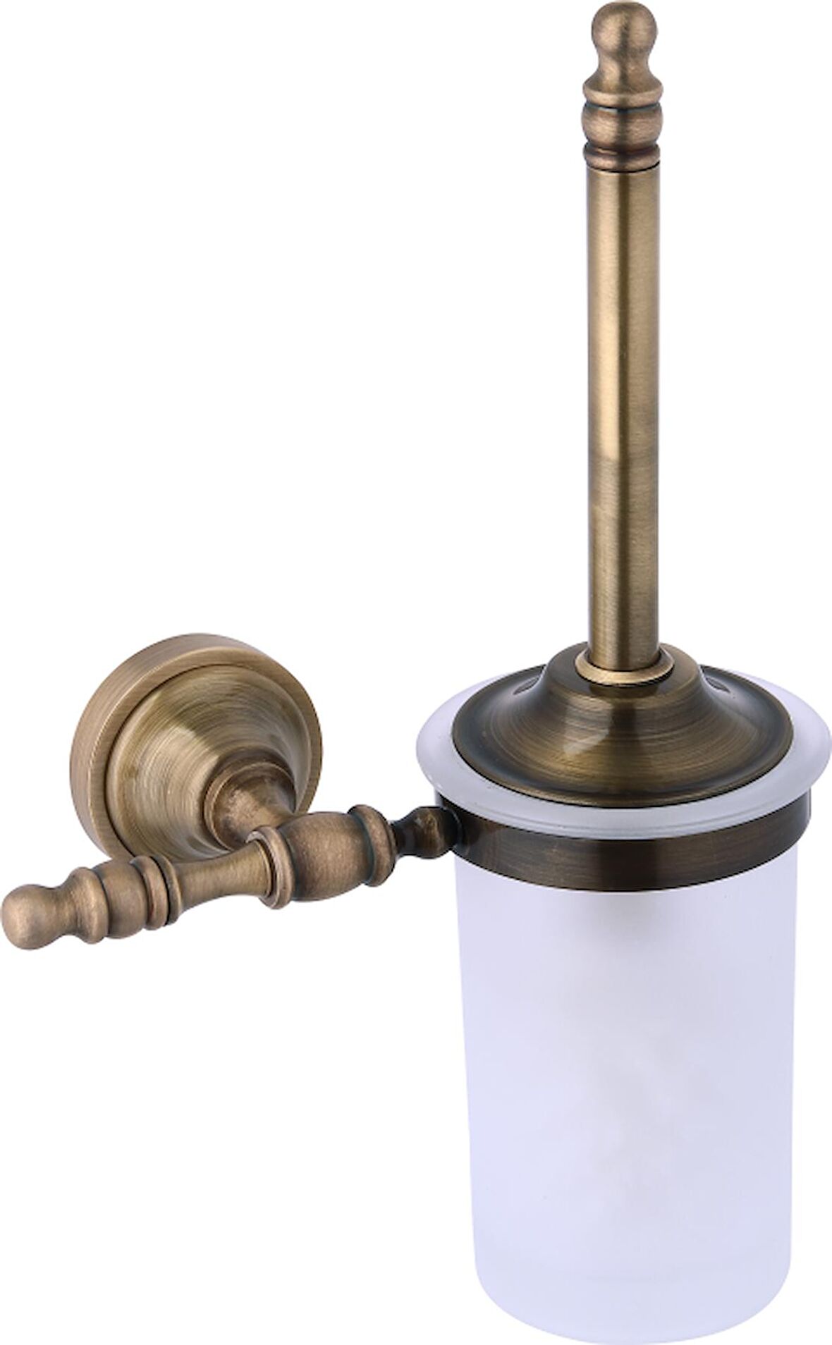 Pure Roma Antik Gold Montajlı Klozet Fırçası Kmr-6014