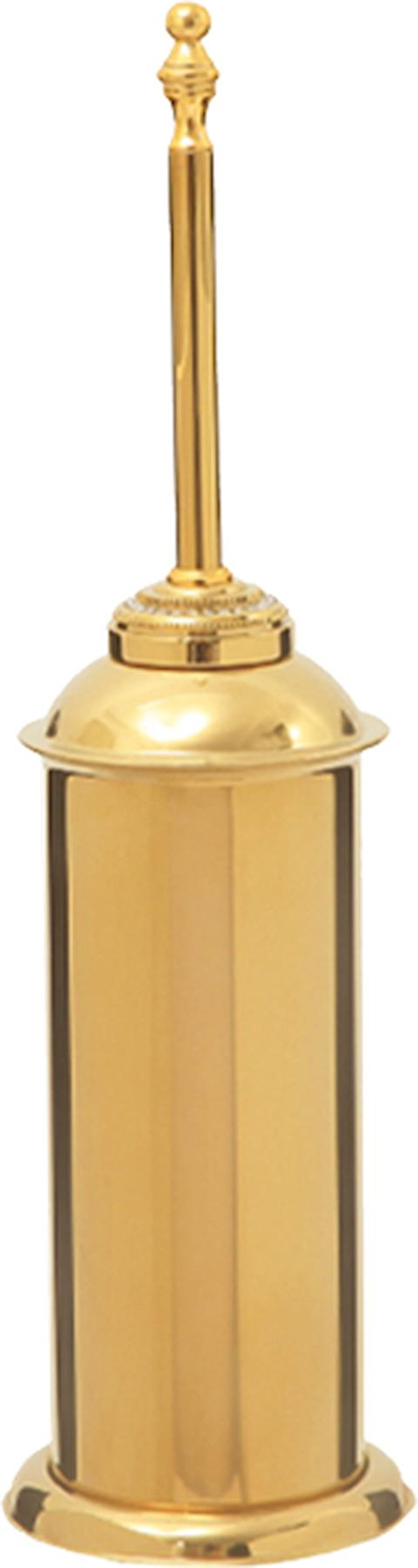 Pure Crystal / Pvd Gold Klozet Fırçalık Aks-1114