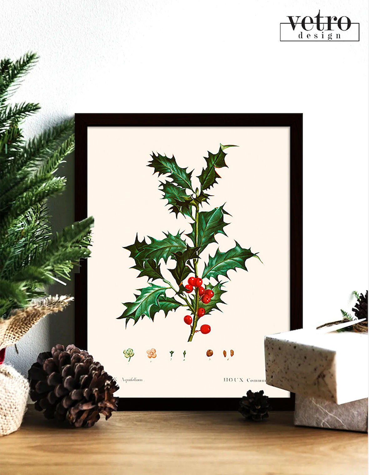 Christmas - Yeni Yıl Serisi 02 Çerçeveli Tablo