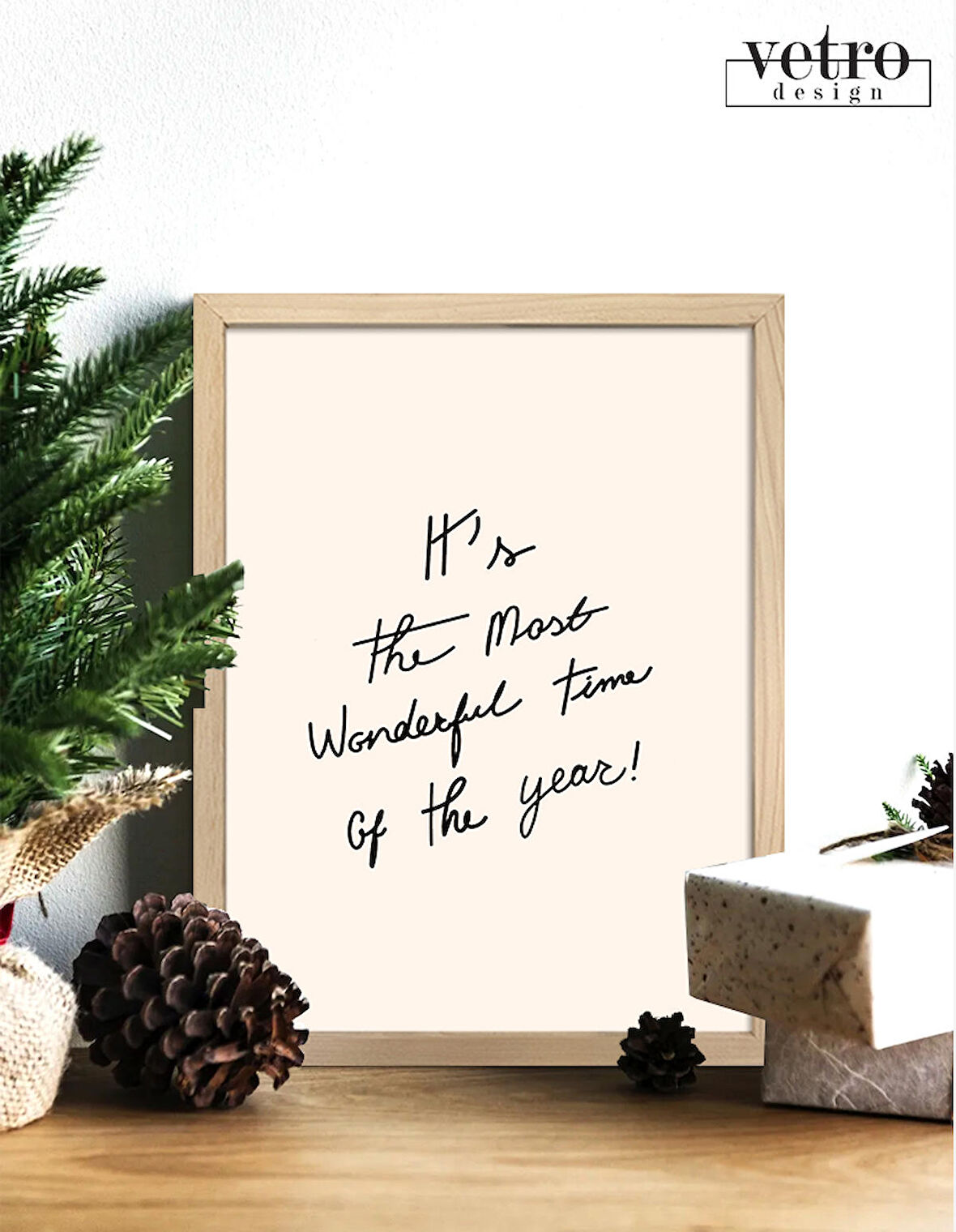 Christmas - Yeni Yıl Serisi 03 Çerçeveli Tablo