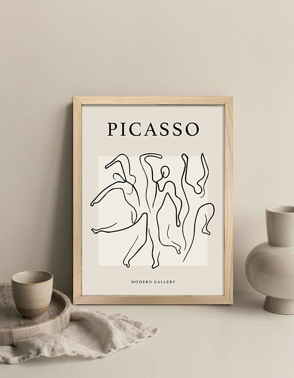 Bohem Serisi - Picasso 03 Çerçeveli Tablo