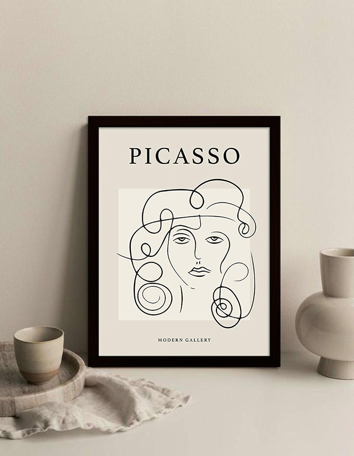 Bohem Serisi - Picasso 01 Çerçeveli Tablo