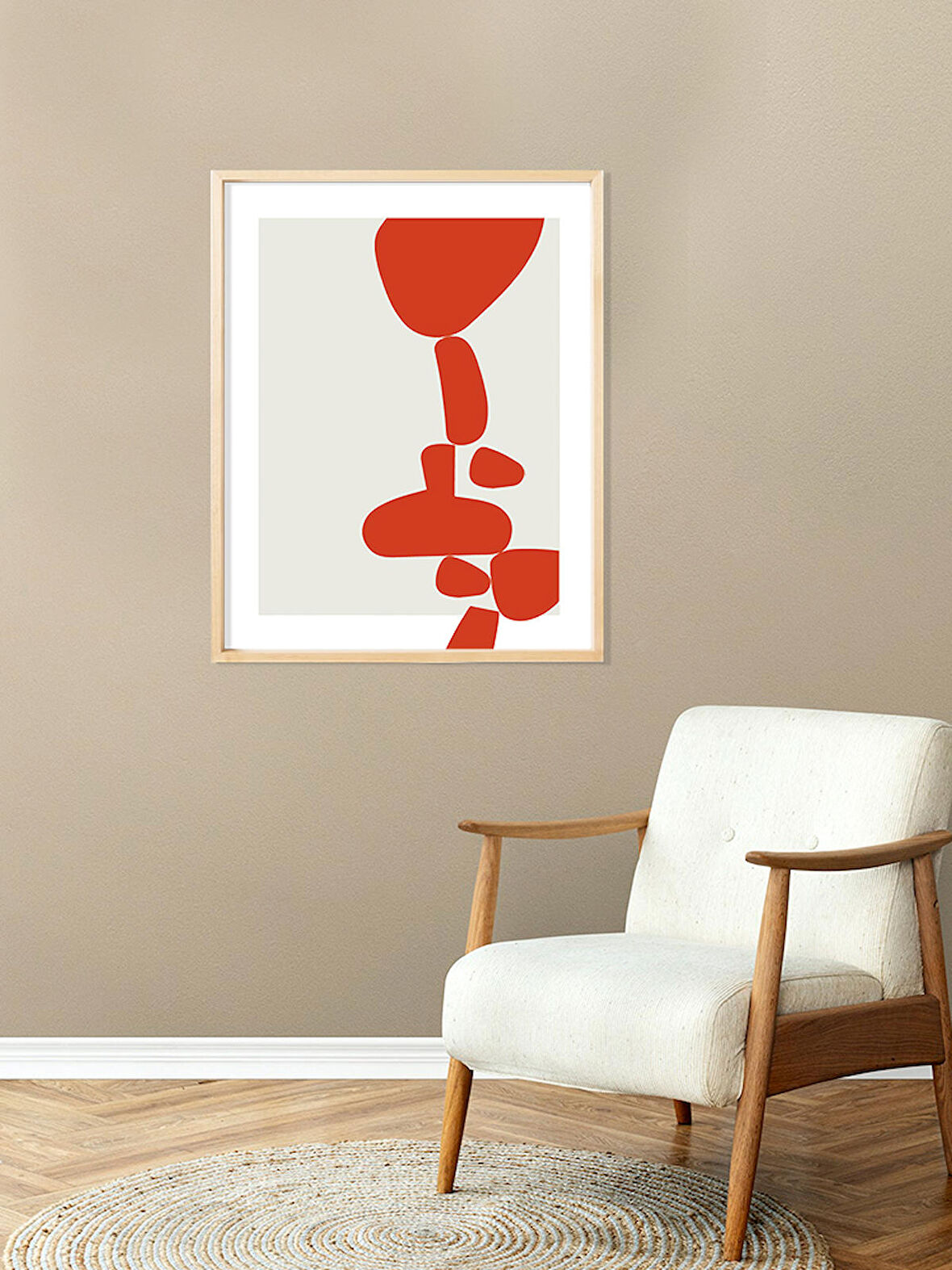 Vetro Design Bohem Serisi Çerçeveli Tablo No:12