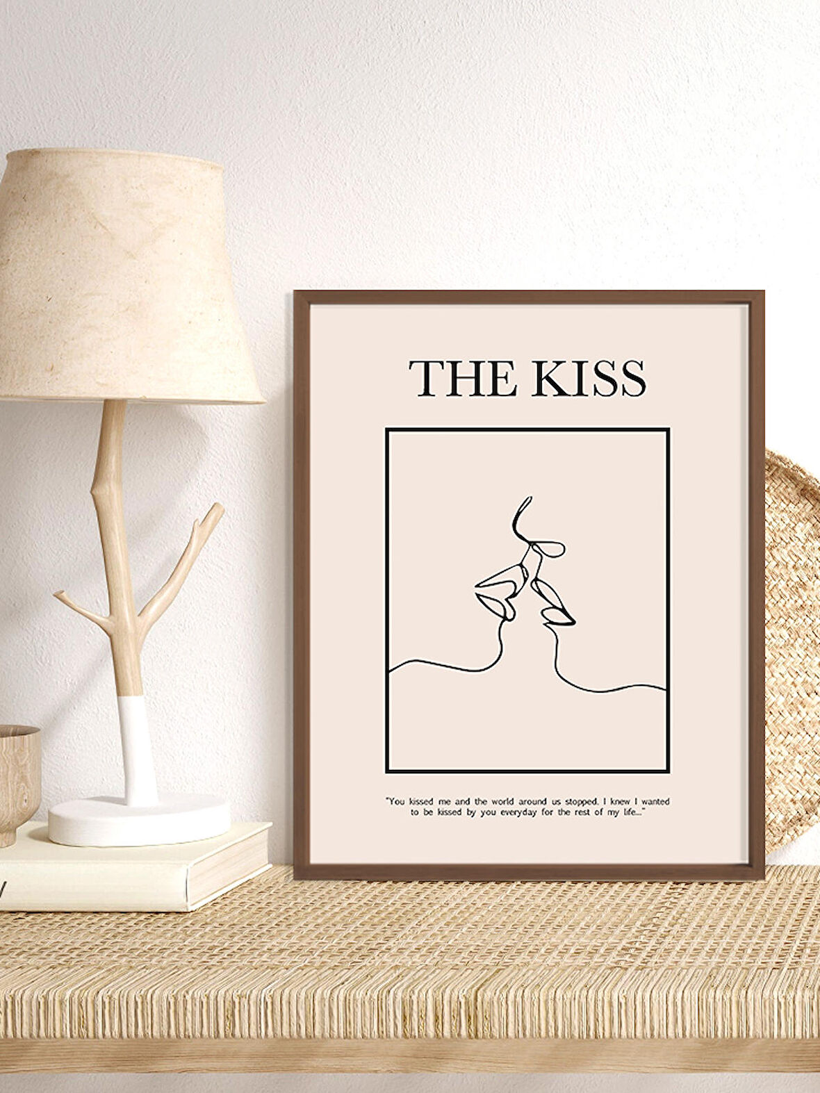 Vetro Design Sevgililer Günü Serisi Çerçeveli Tablo No:17