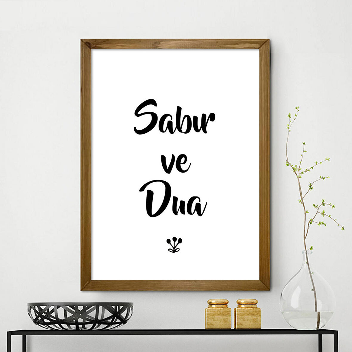 Vetro Design Ahşap Çerçeveli Poster 21x30 cm