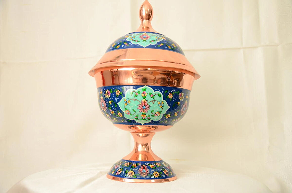 Bakır Şekerlik / Lokumluk (El Yapımı)