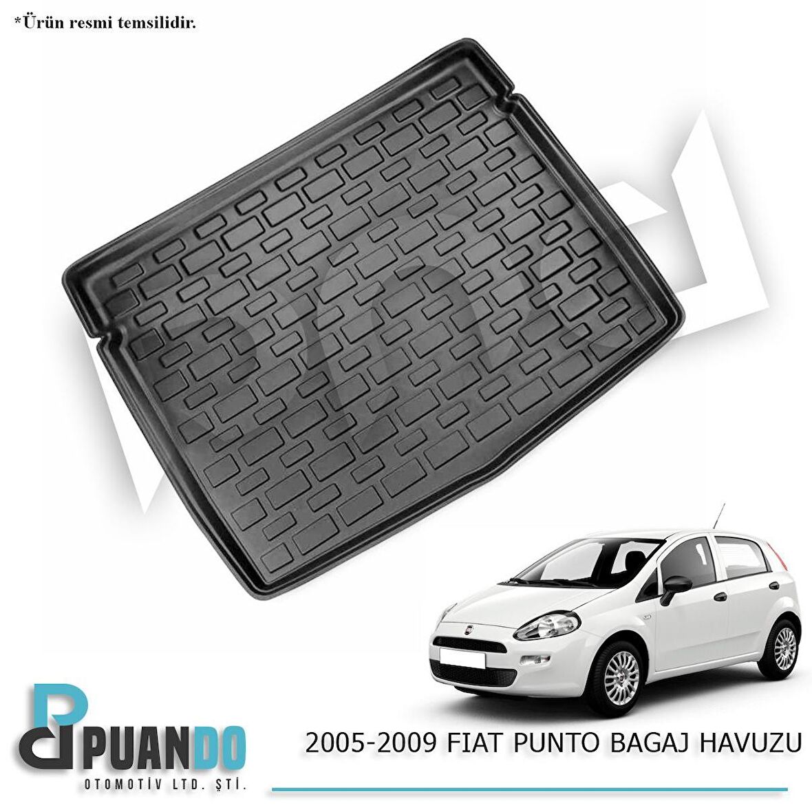 ARACA ÖZEL 2005-2009 FIAT PUNTO BAGAJ HAVUZU