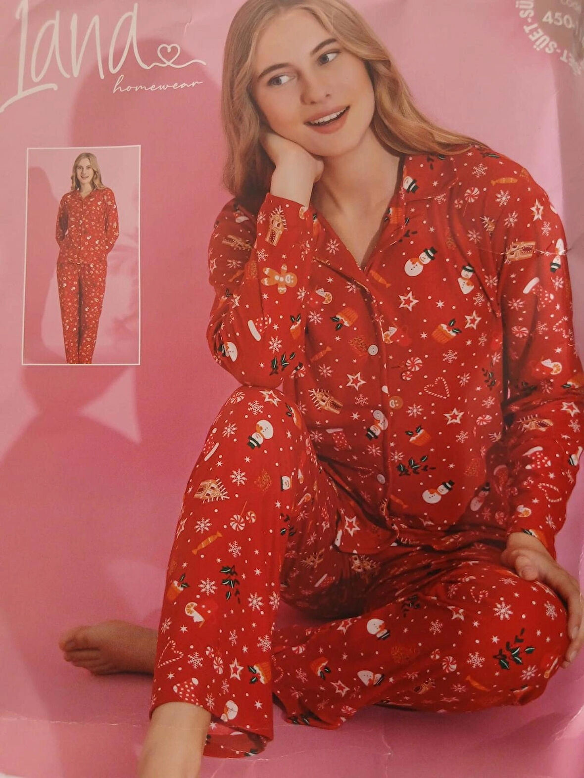 Lana YILBAŞI ÖZEL PİJAMA TAKIMI