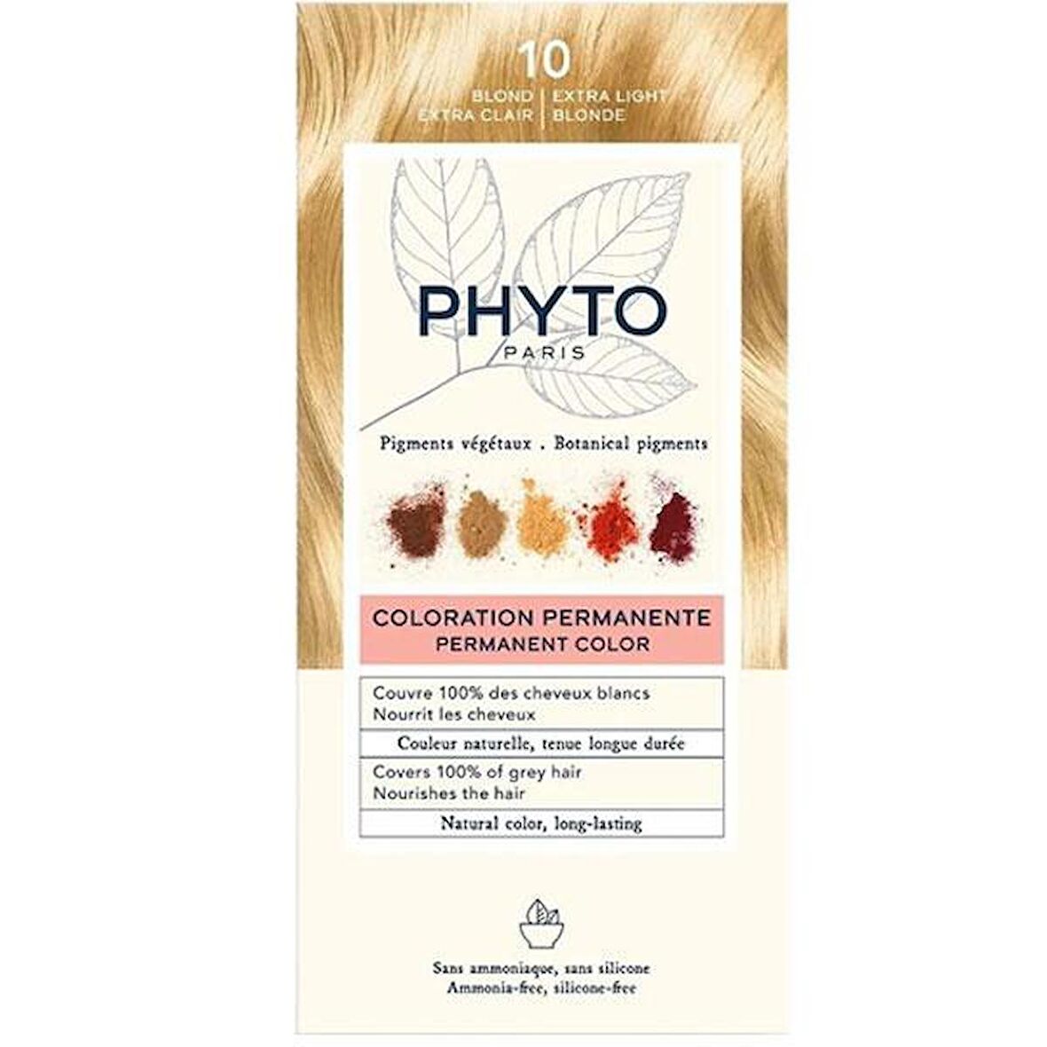 Phyto Phytocolor Bitkisel Saç Boyası 10 - Çok Açık Sarı Yeni Formül