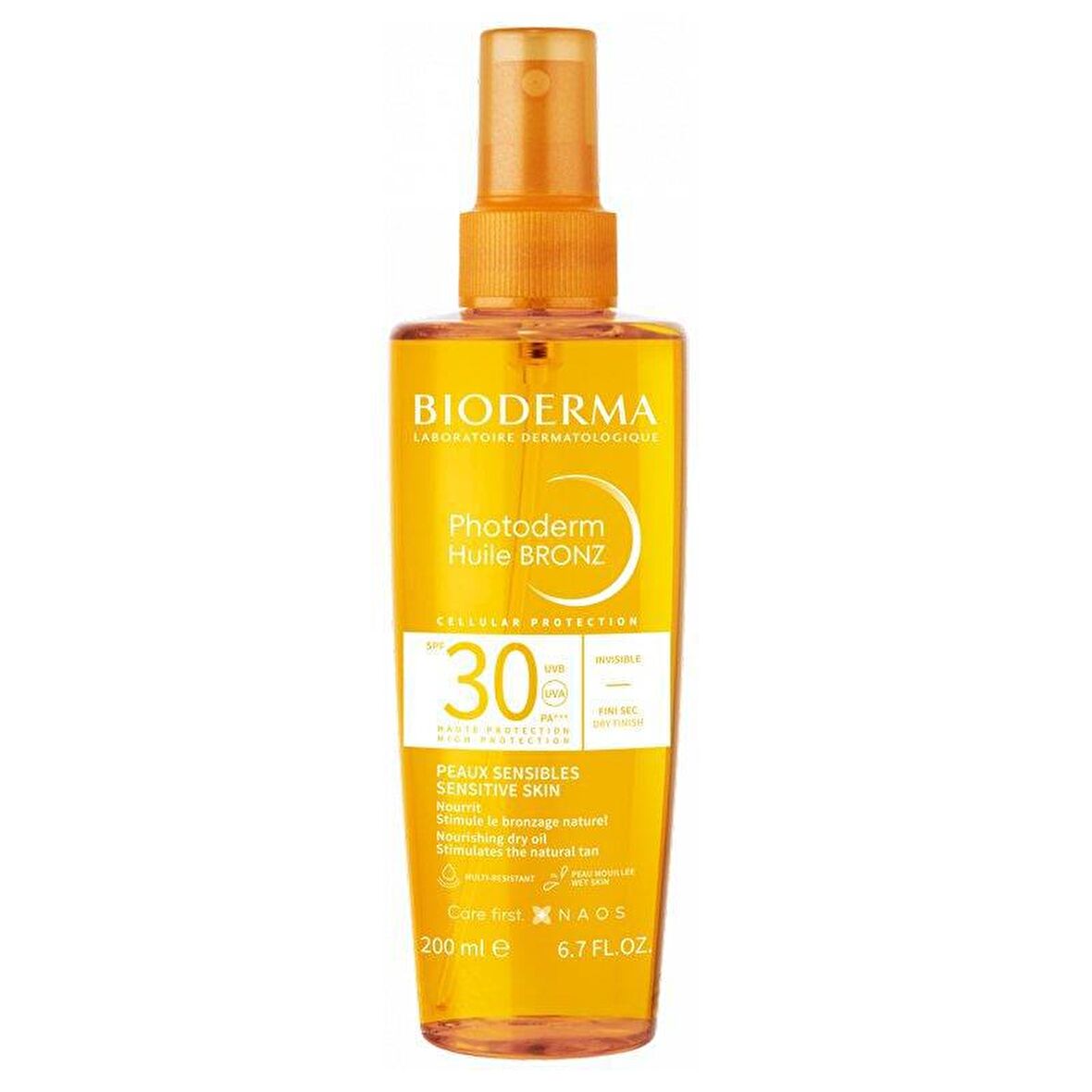 Bioderma Photoderm Huile Bronz 30 Faktör Suya Dayanıklı Bronzlaştırıcı Yağ 200 ml