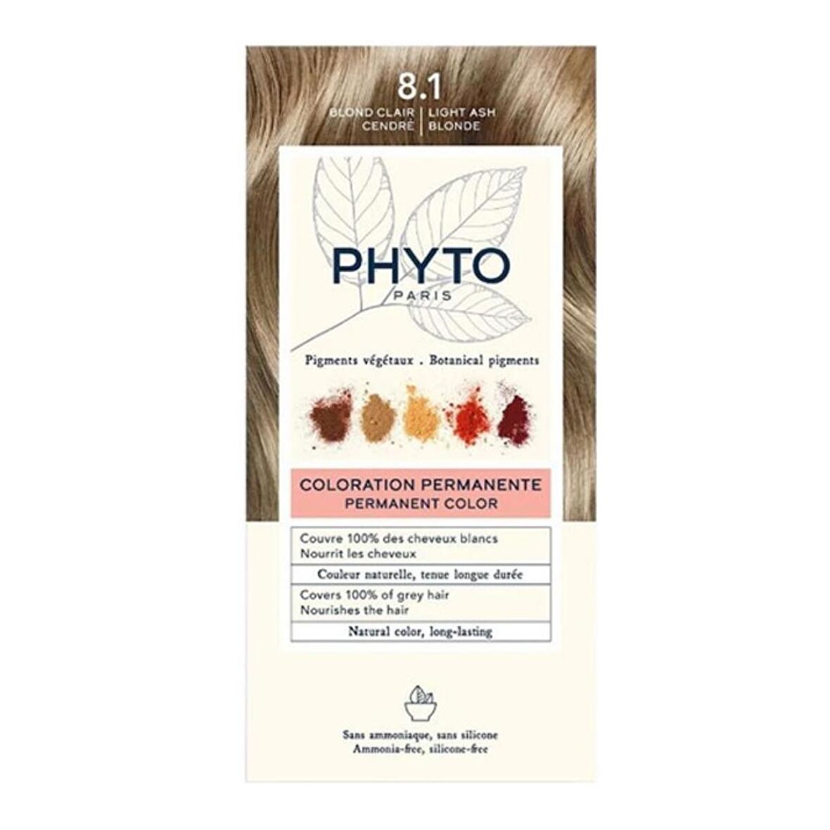 Phyto Phytocolor Bitkisel Saç Boyası - 8.1 Küllü Sarı