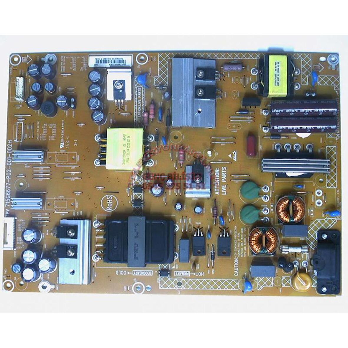 715G6677-P02-001-002H Philips 43PUK4900 Power Board