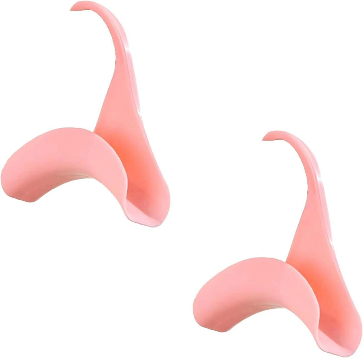 Microcase Sert ABS Plastik Portatif Mini Dolap İçi Çanta Askısı 2 Adet - PEMBE AL5016