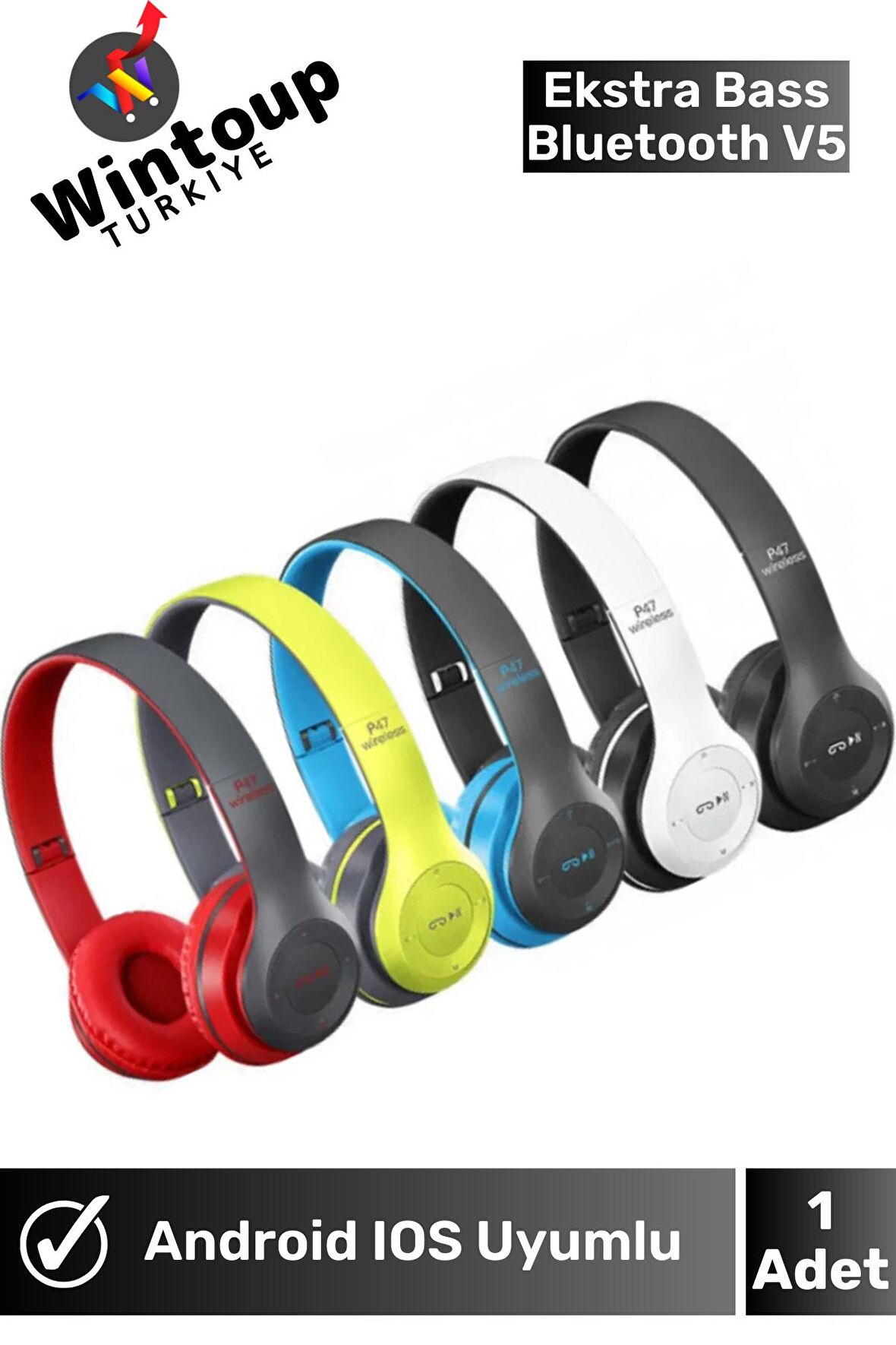 Oppo&Poco&Honor Tüm Modellerle Uyumlu Kulaküstü Kablosuz Bluetooth Gaming Oyuncu Kulaklığı