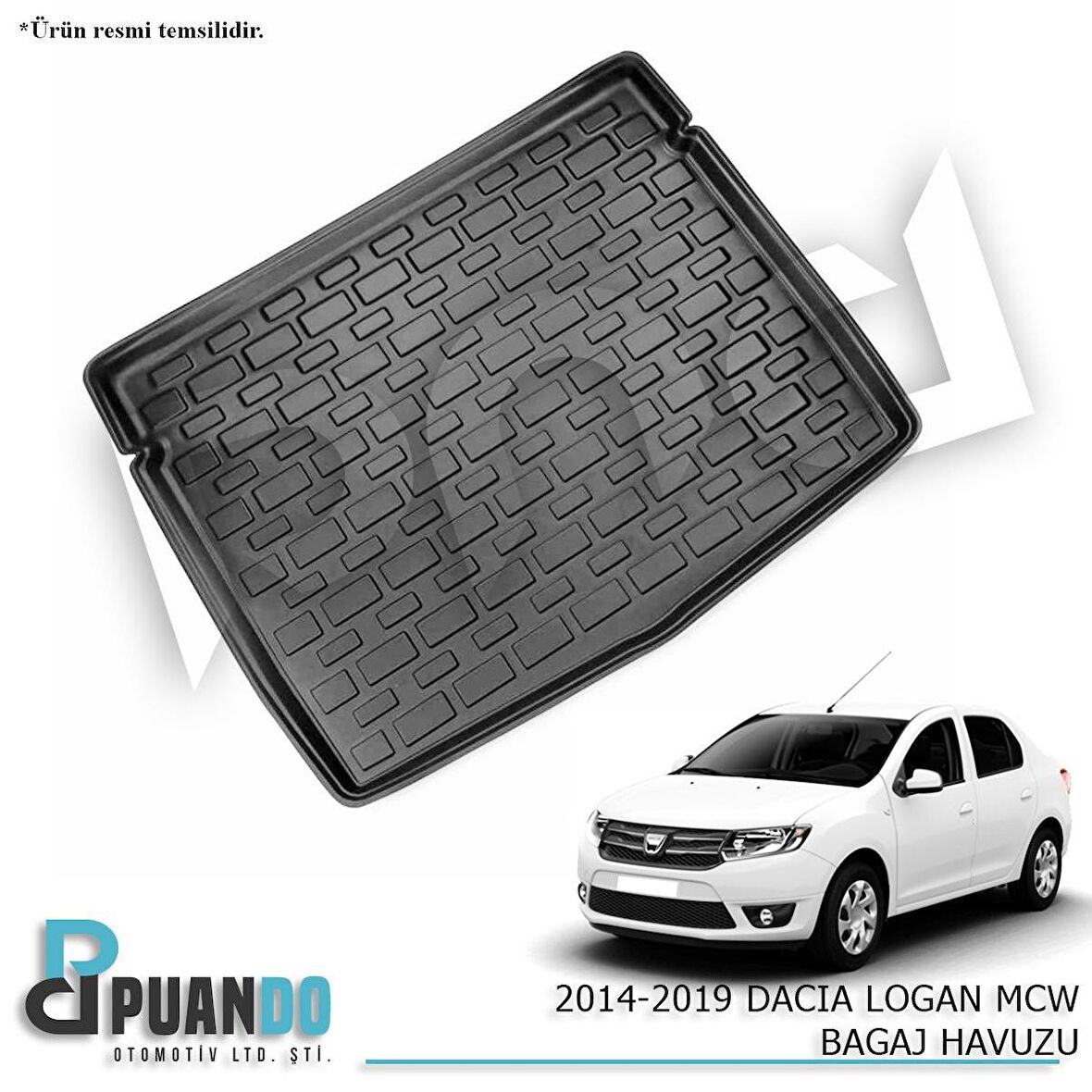 ARACA ÖZEL 2014-2019 DACIA LOGAN MCW BAGAJ HAVUZU