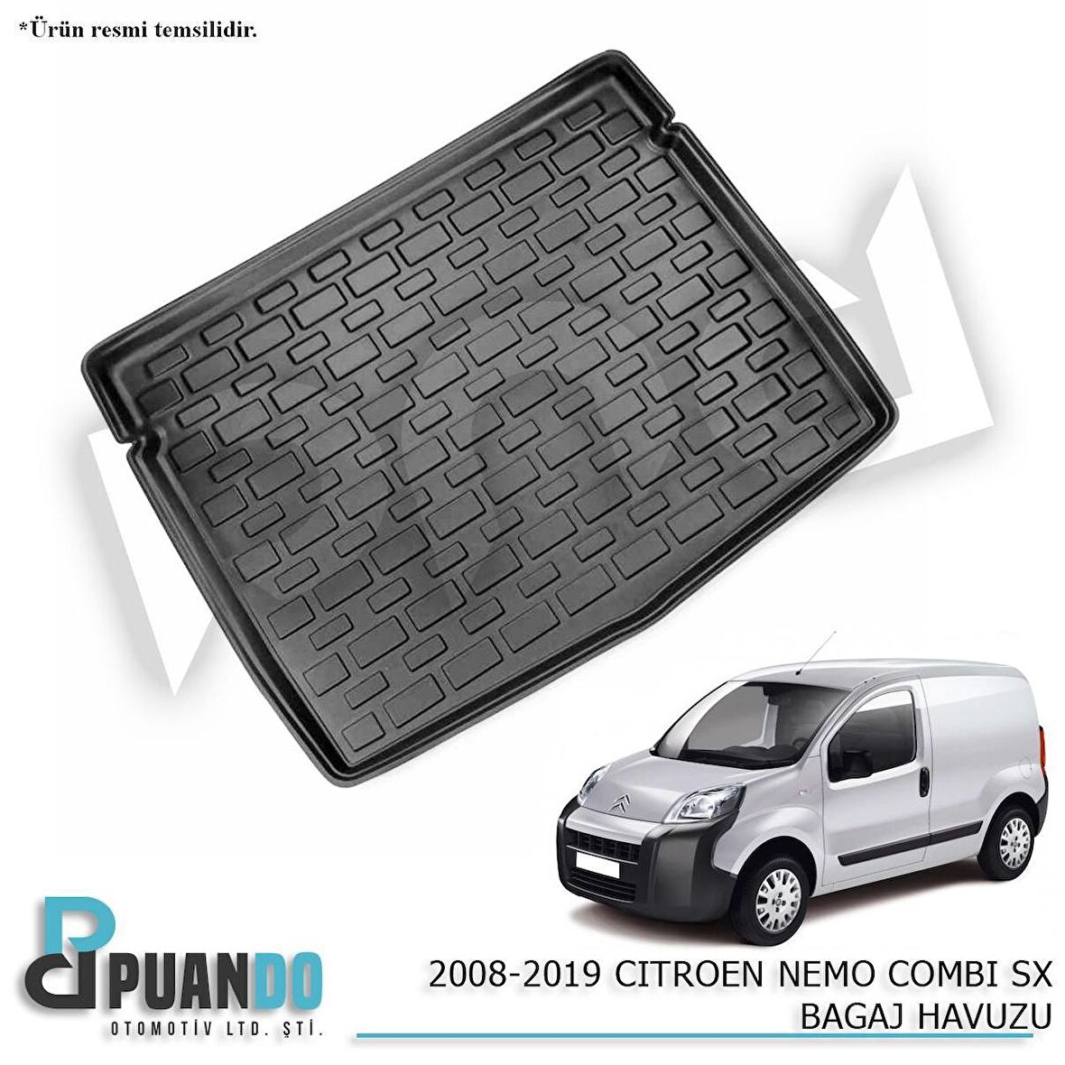 ARACA ÖZEL 2008-2019 CITROEN NEMO COMBI SX BAGAJ HAVUZU