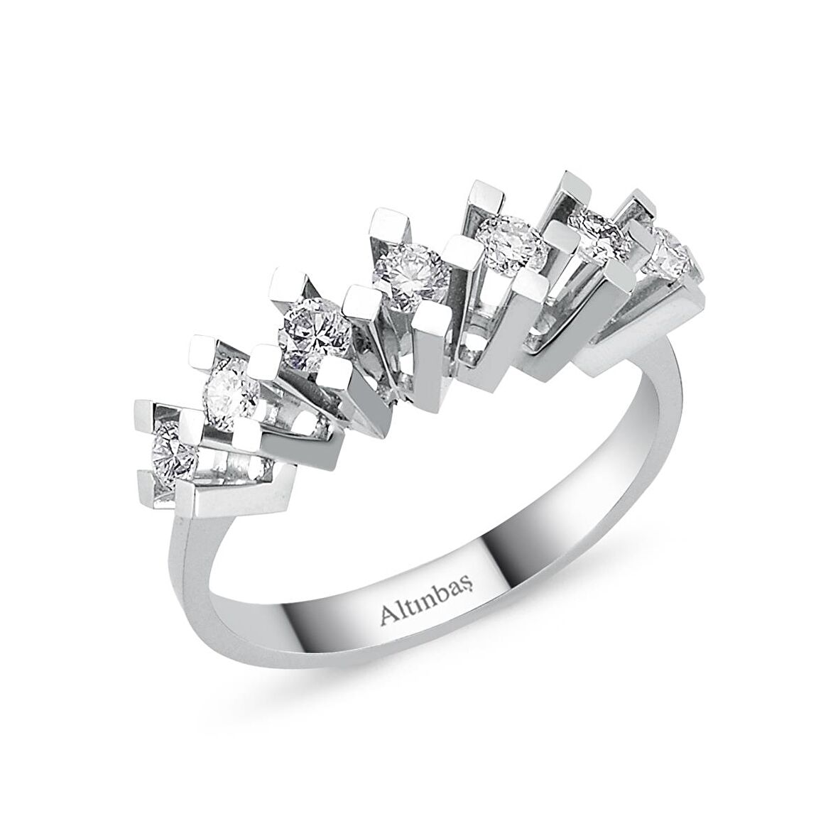 Pırlanta Yeditaş Yüzük