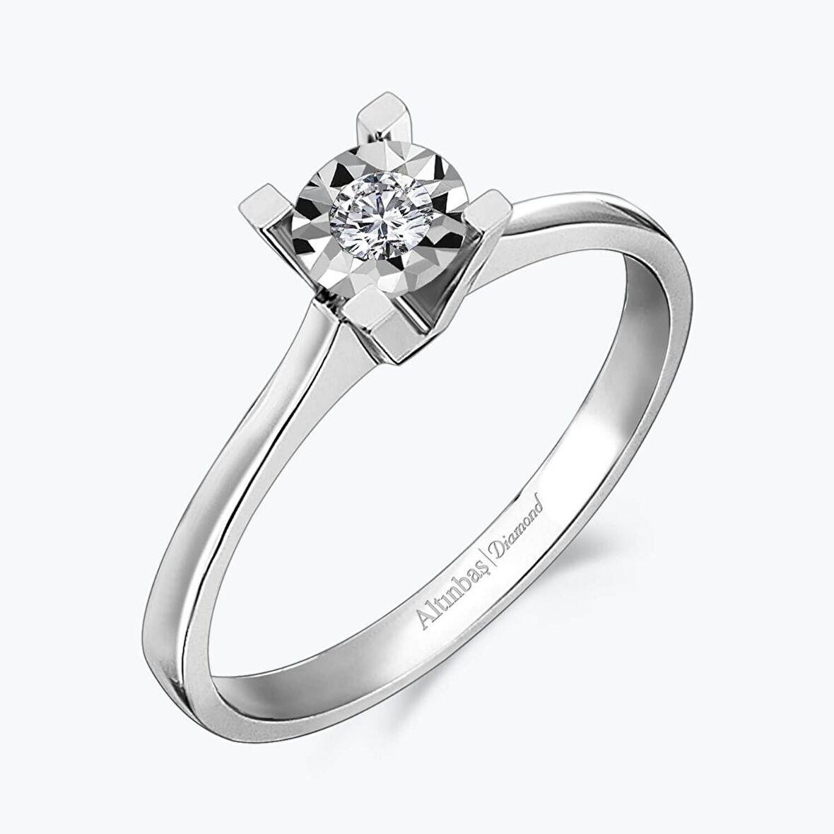 Pırlanta Tektaş Yüzük