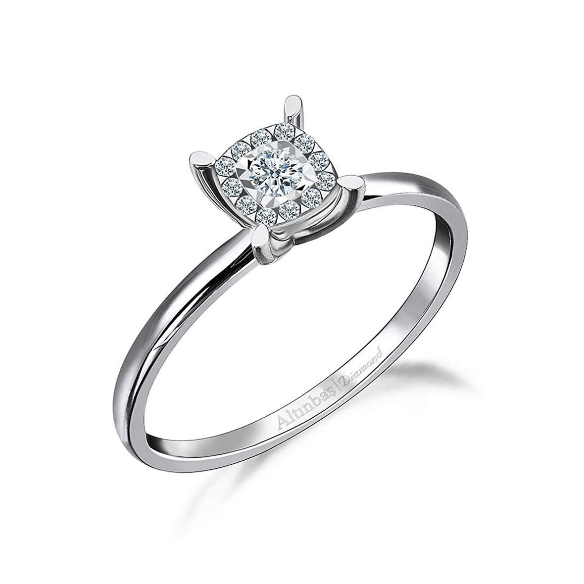 Pırlanta Bouquet Tektaş Yüzük