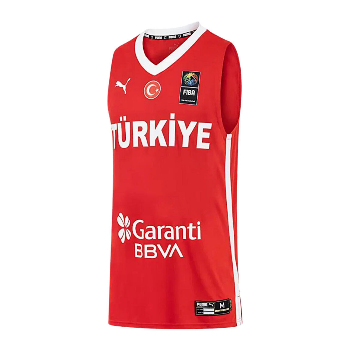 606606-02 Puma Turkey V-Neck Game Jersey Erkek Forma Kırmızı