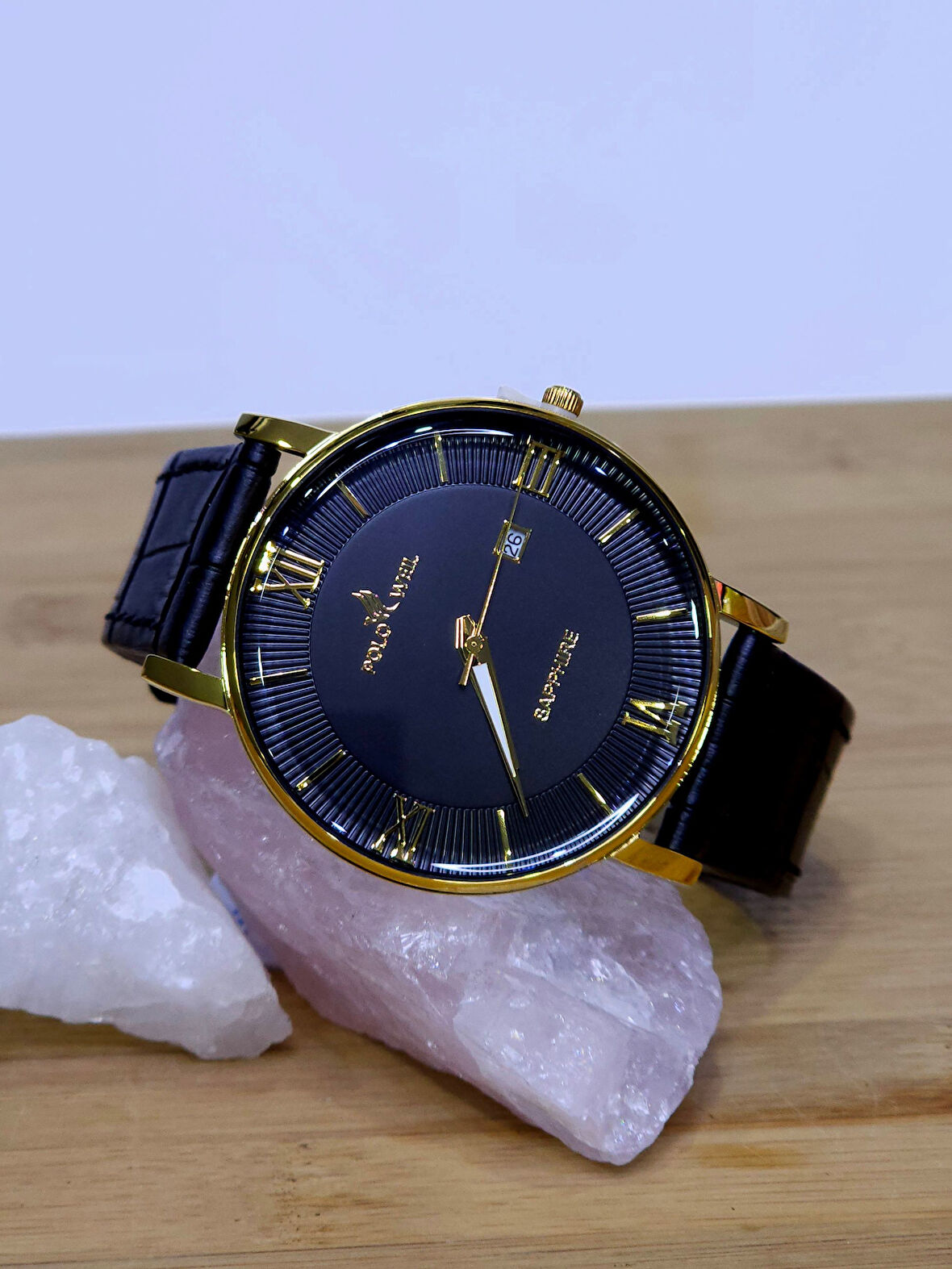 Polo Weil P63878M-BLACK-GOLD-BLACK Erkek Kol Saati