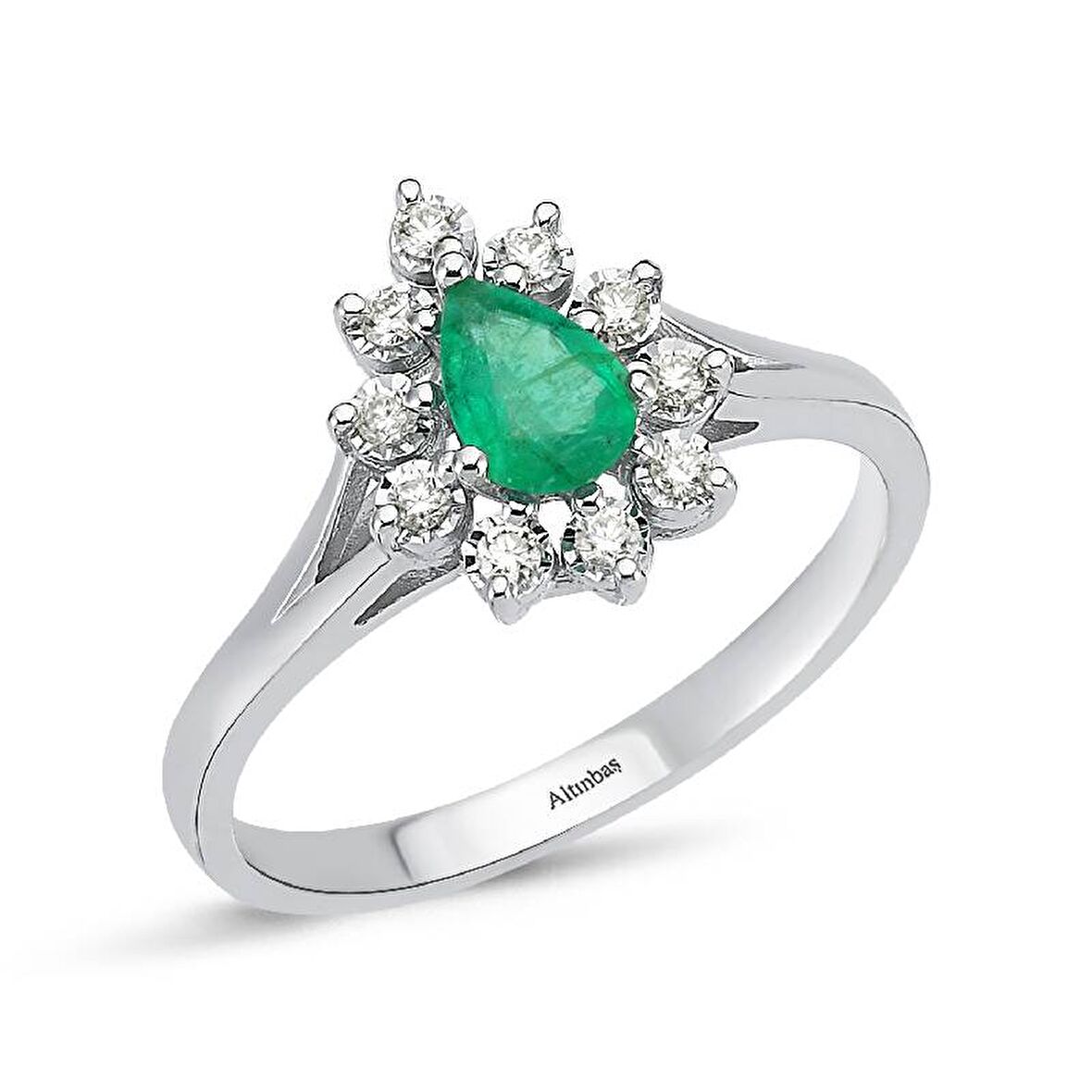 Pırlanta Zümrüt Yüzük